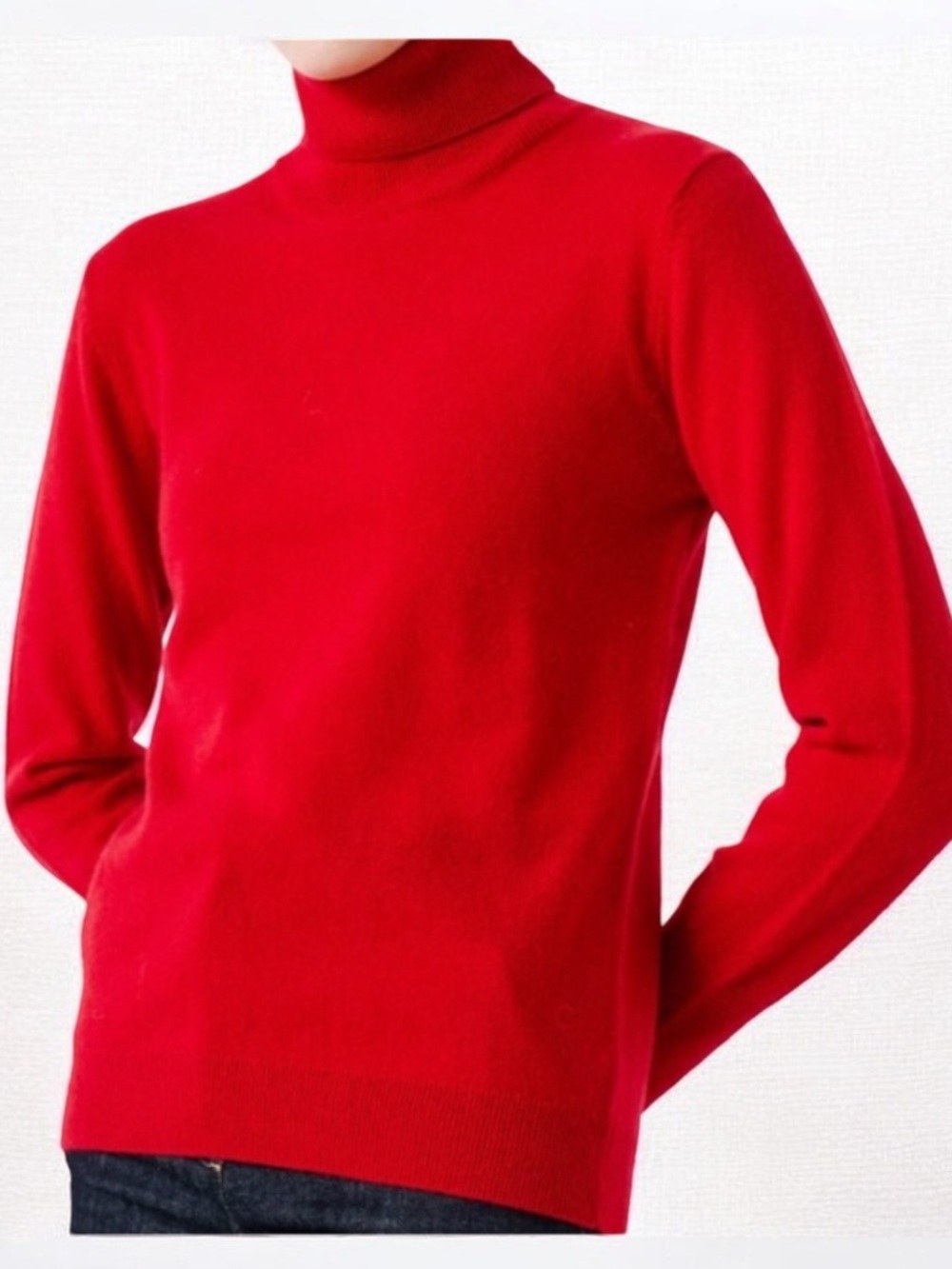 Holt Renfrew Classic 💯 Marino Wool Modern Silhouette Turtleneck Sweater …